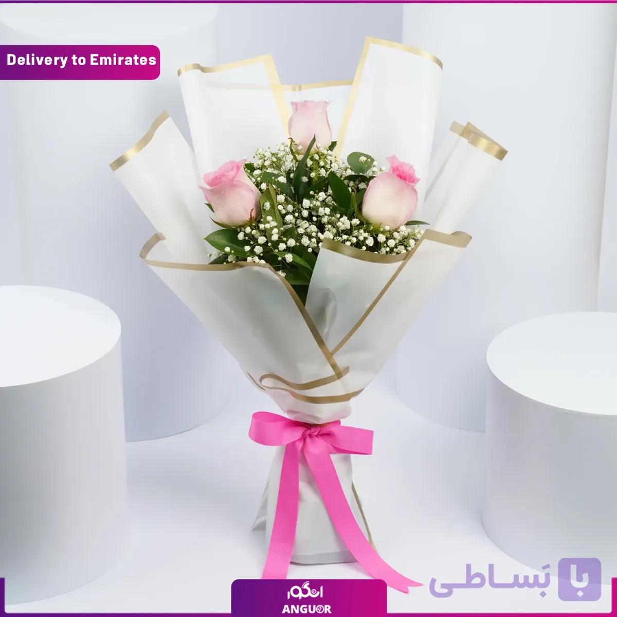 دسته گل رز 99 شاخه (تحویل در امارات)