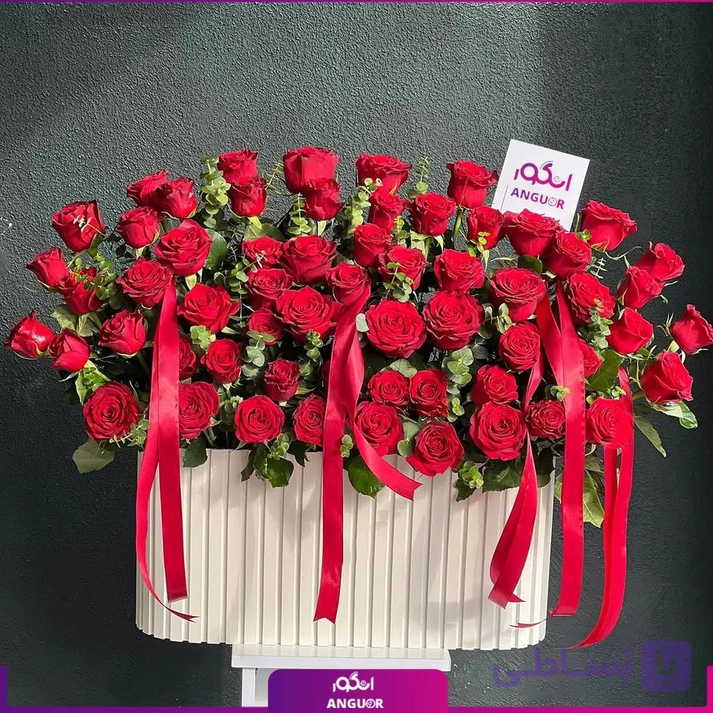 باکس گل رز دریای عشق