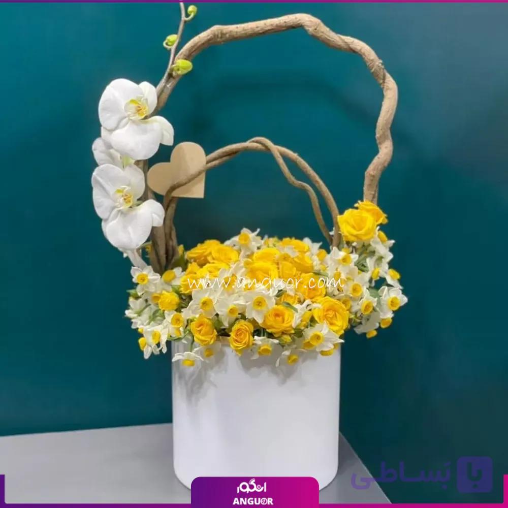 باکس گل لبخند زرد — تصویر 1