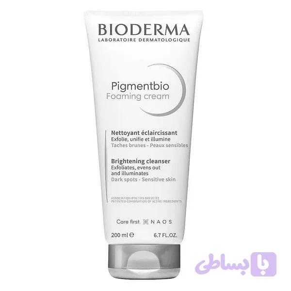 کرم شستشو صورت بایودرما – bioderma مدل pigmentbio حجم 200 میلی لیتر — تصویر 1