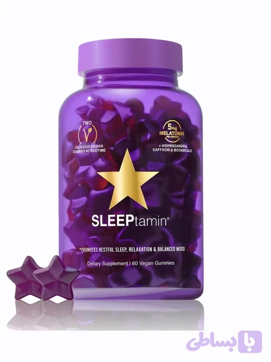 مکمل پاستیل اسلیپ تامین – sleeptamin تعداد 60 عددی اصل اورجینال وارداتی