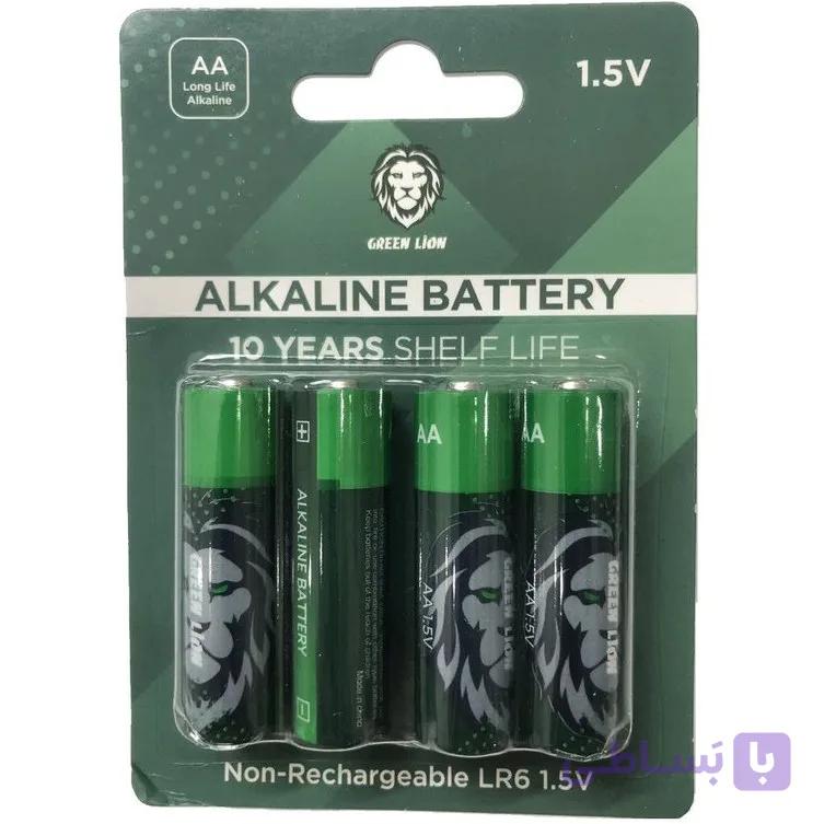 باتری قلمی گرین لاین Green Lion Alkaline Battery AA 1.5V GNAKBAA