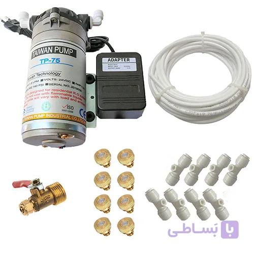پک مه پاش خنک کننده کندانسور، رادیاتور ماشین و موتور برق — تصویر 1