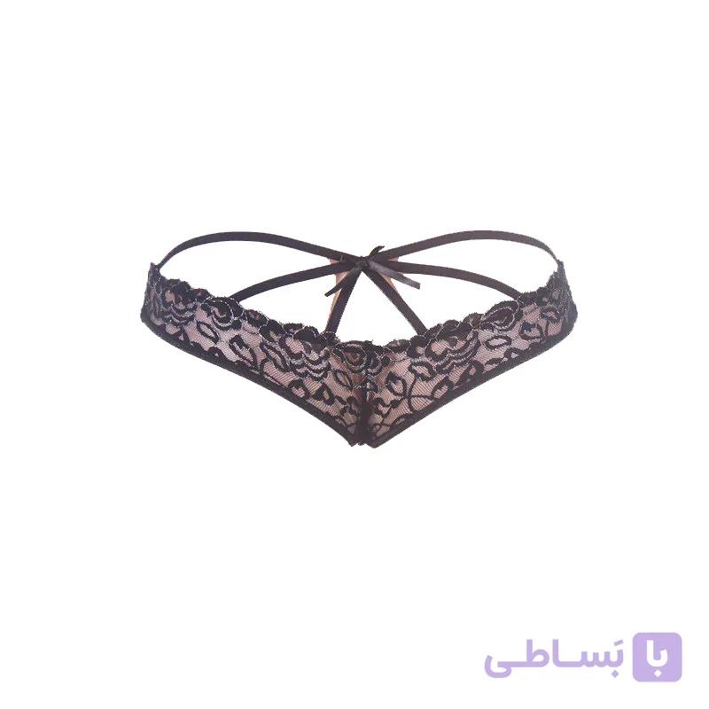 شورت دانتل پشت بندی زنانه