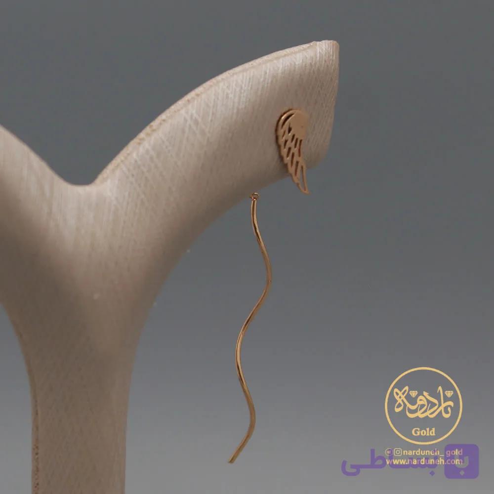 گوشواره کرلی بال فرشته — تصویر 1