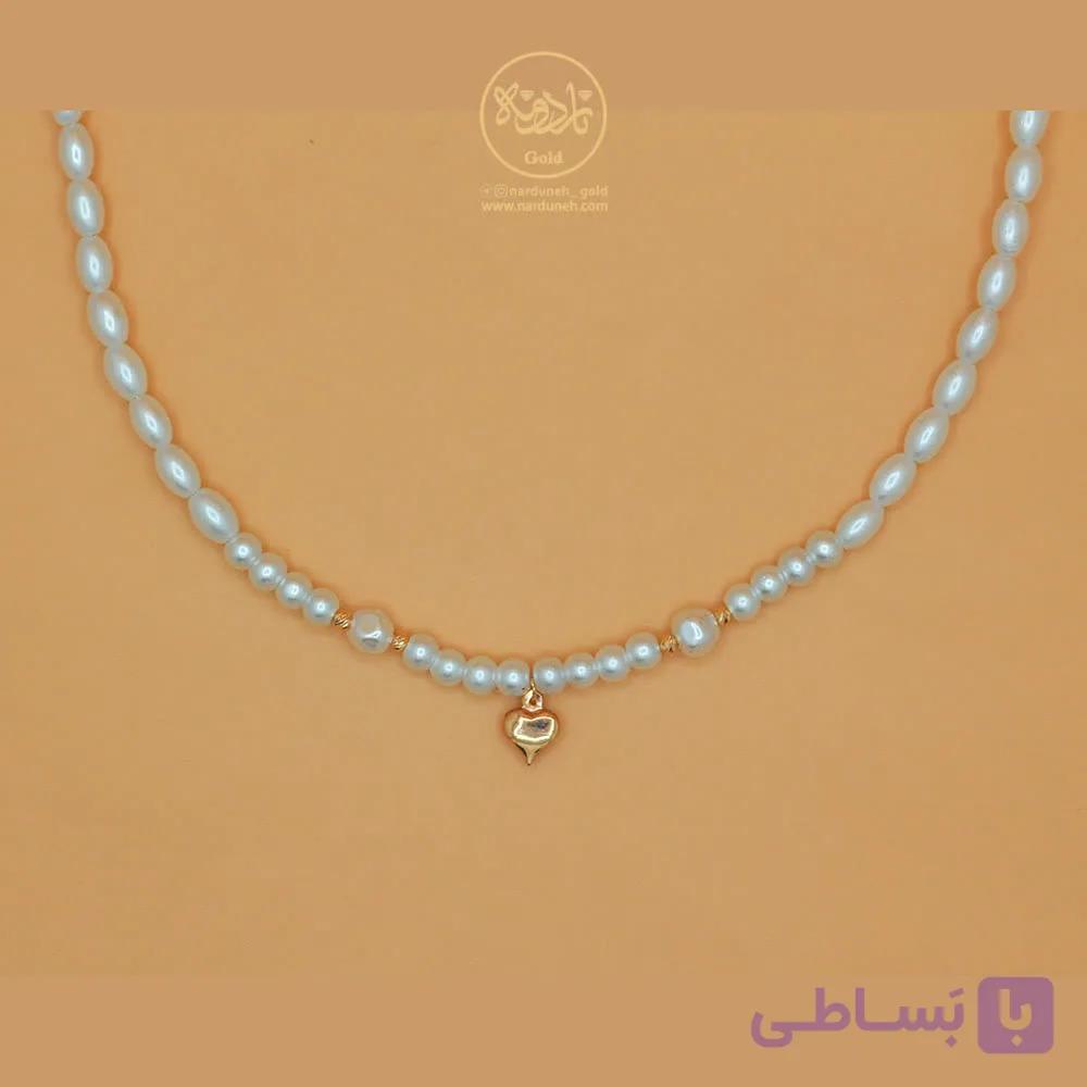 چوکر مروارید قلب — تصویر 1