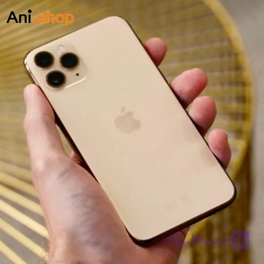 گوشی اپل (استوک) iPhone 11 Pro 64GB | در حد نو رنگ گلد — تصویر 1
