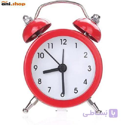 ساعت زنگدار فانتزی رنگ قرمز