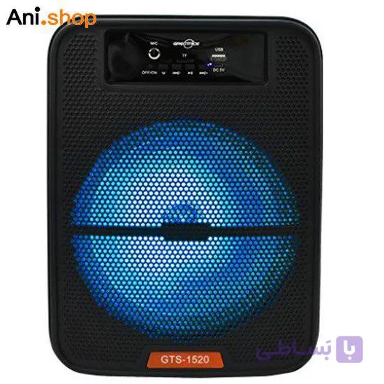 اسپیکر چمدانی هشت اینچ GTS – 1520 کد 505 — تصویر 1