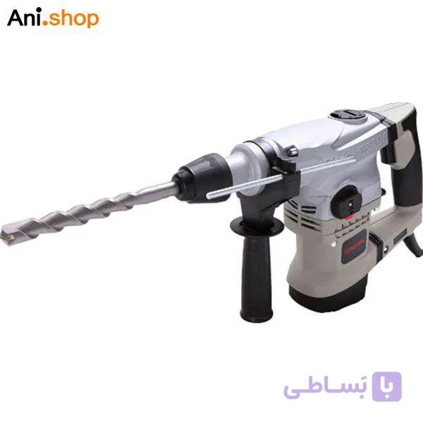 دریل بتن کن کرون دو حالته 38 میلی متر 1250 وات 4 شیار با قلم و مته کد CT18056