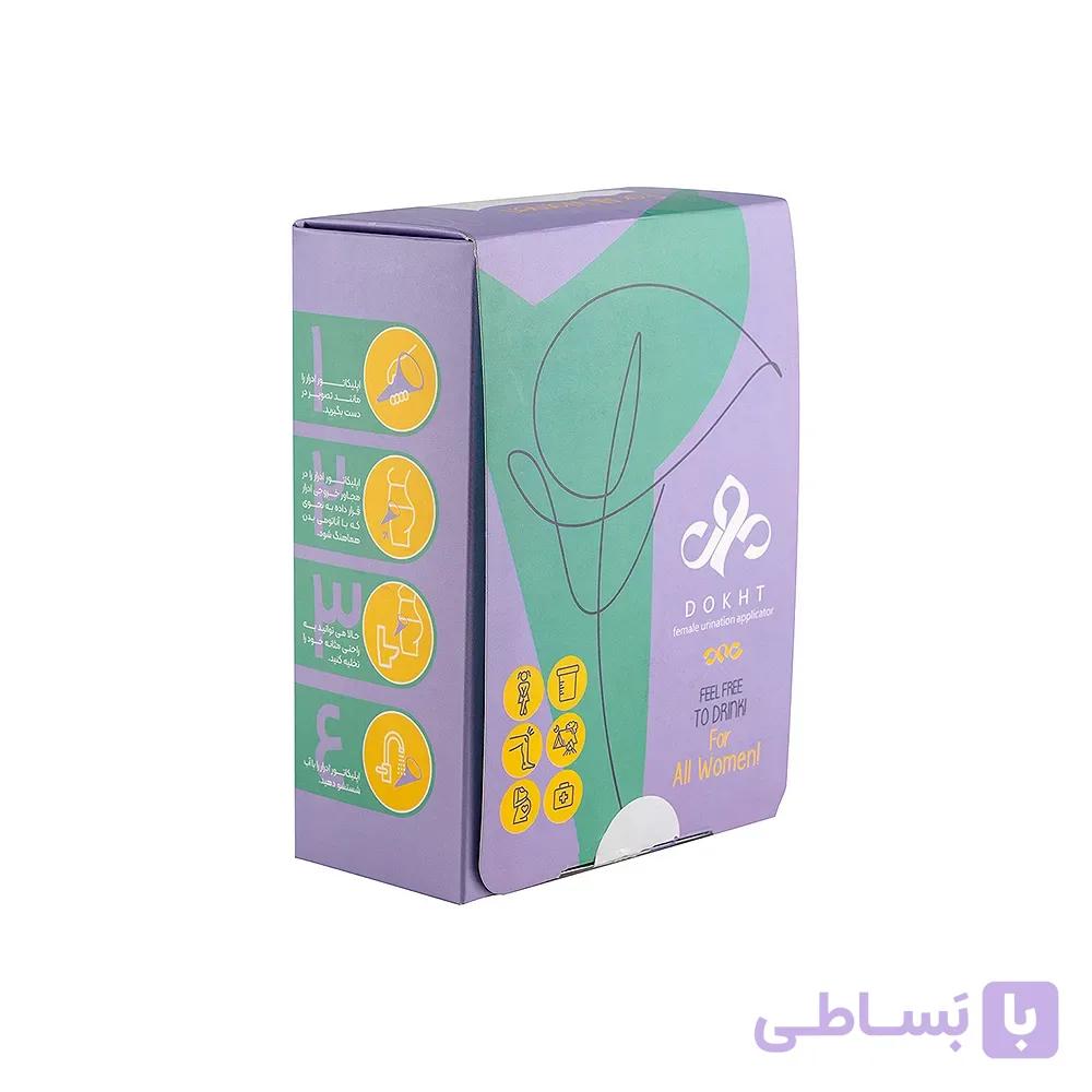 اپلیکاتور ادرار دائمی دخت مناسب بانوان رنگ سبز و یاسی (رنگ رندوم) — تصویر 1