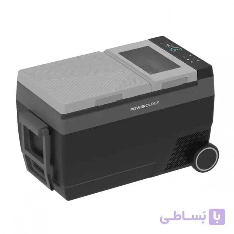 یخچال فریزر خودرو یخ ساز دار مسافرتی 32 لیتری پاورولوژی P90CAR — تصویر 1
