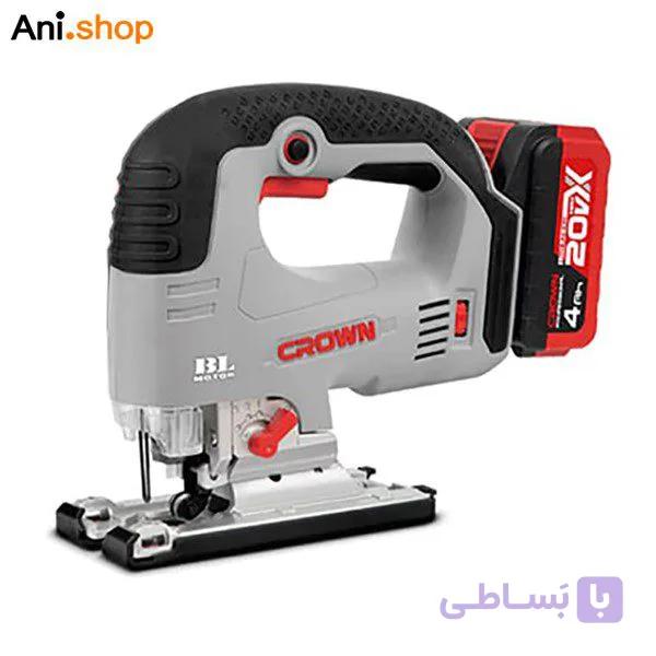 اره عمود بر شارژی 20 ولت 4 آمپر لیتیوم آیون موتور قدرتمند با تکنولوژی براسلش + یک عدد باطری اضافه دارای سیستم فست شارژ کدCT25003 — تصویر 1