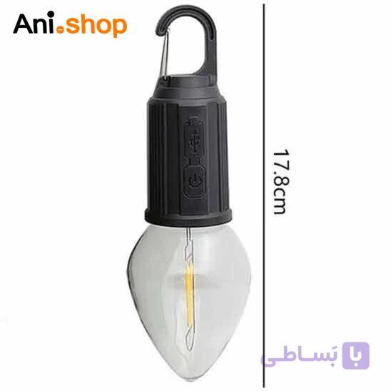 لامپ قلاب دار کمپی مدل j-62 — تصویر 1