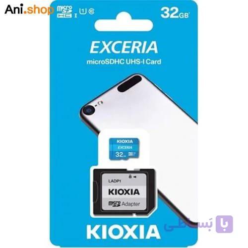 رم میکرو ۳۲ گیگ کیوکسیا Kioxia EXCERIA U1 C10 100MB/s + خشاب