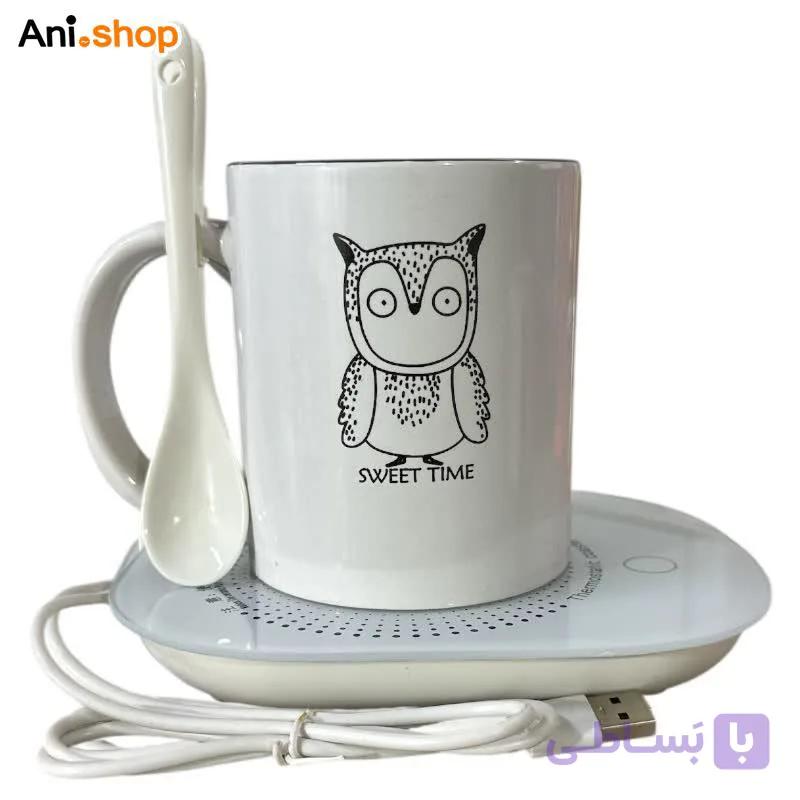 ماگ هیتر دار طرح جغد