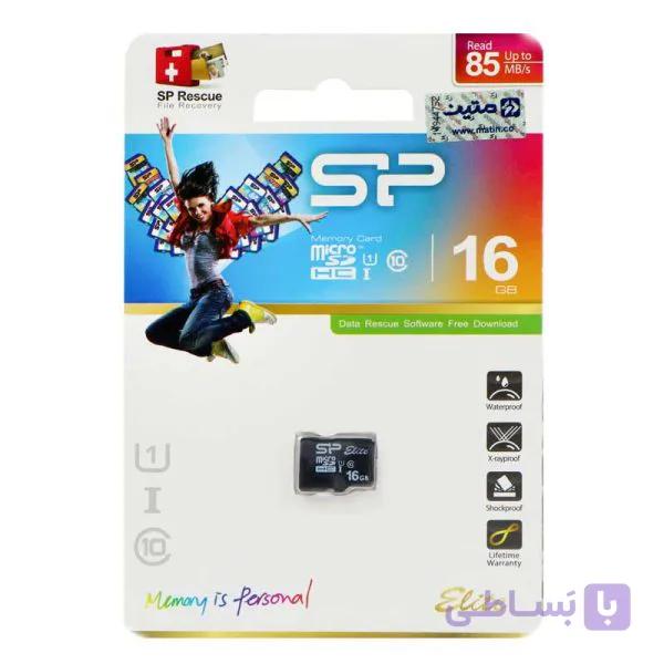 رم میکرو ۱۶ گیگ سیلیکون پاور Silicon Power Elite U1 85MB/s