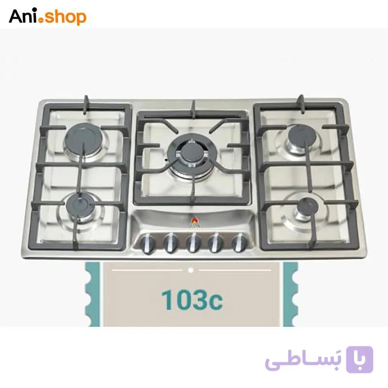 اجاق گاز صفحه ای شیشه ای Jana مدل 103