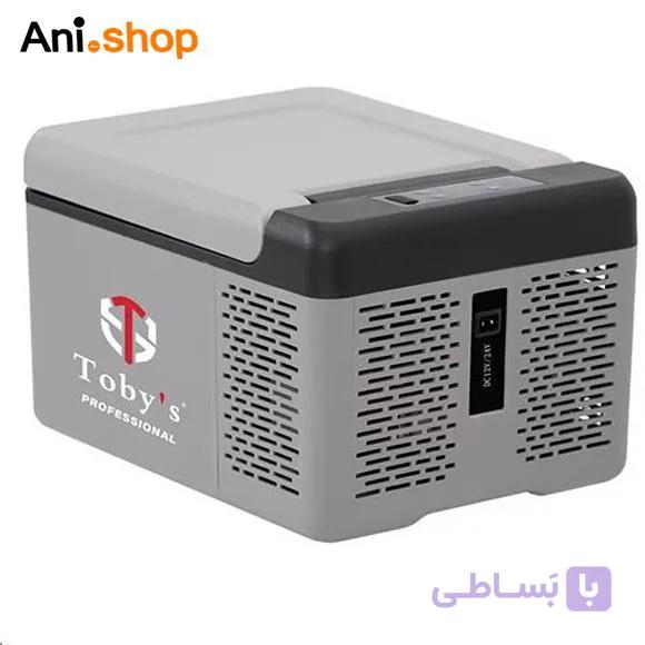 یخچال فریزر مسافرتی هوشمند توبیز اصلی ظرفیت ۹ لیتر کمپری قابل نصب به سلول خورشیدی کوچک — تصویر 1