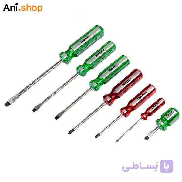 ست 7عددی پیچگوشتی معمولی مشتی کد 2710 — تصویر 1