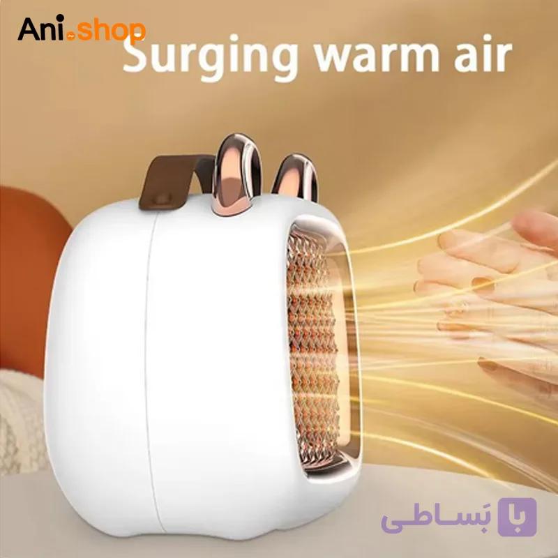 فن هیتر و بخاری برقی 6 اینچی 500 وات وارداتی — تصویر 1