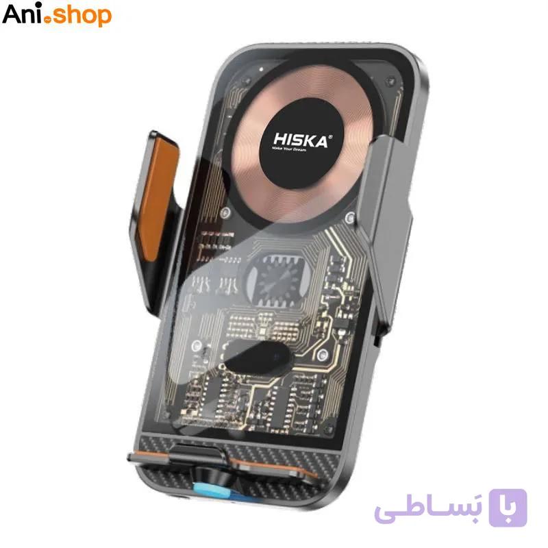 پایه نگهدارنده و شارژر بی سیم گوشی موبایل هیسکا مدل HK-2351 — تصویر 1