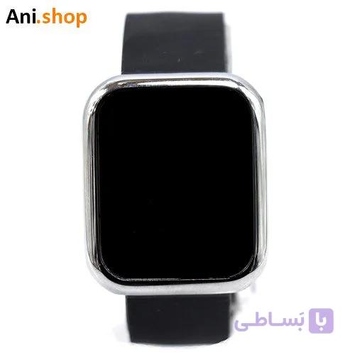 ساعت مچی LED نقره ای کد 151392