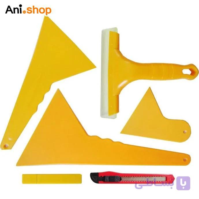 ابزار نصب برچسب شیشه دودی مجموعه 5 عددی — تصویر 1