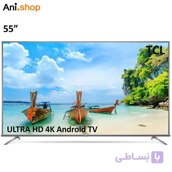 تلویزیون ال ای دی 55اینچ TCL مدل 55P8M مشکی کد 104 — تصویر 1