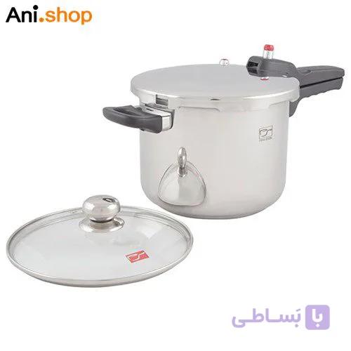 زودپز پارس استیل مدل 601 (6 لیتری با درب پیرکس) کد 114