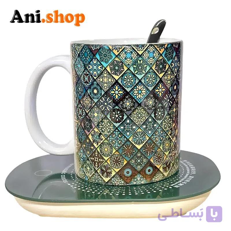 ماگ طرح سنتی هیتر دار