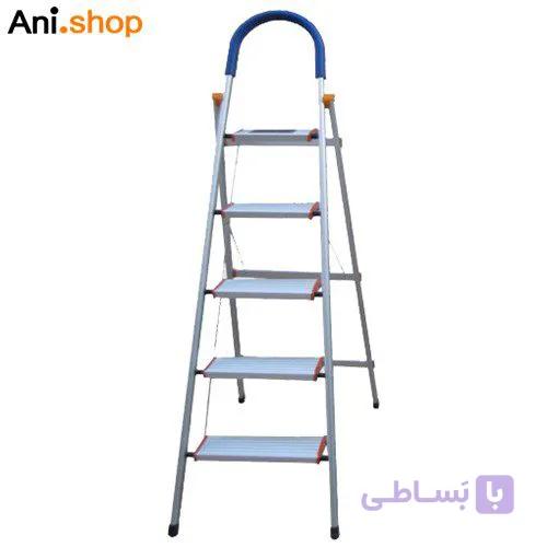 نردبان 5 پله آلومینیومی مدل UN-2320 کد 101