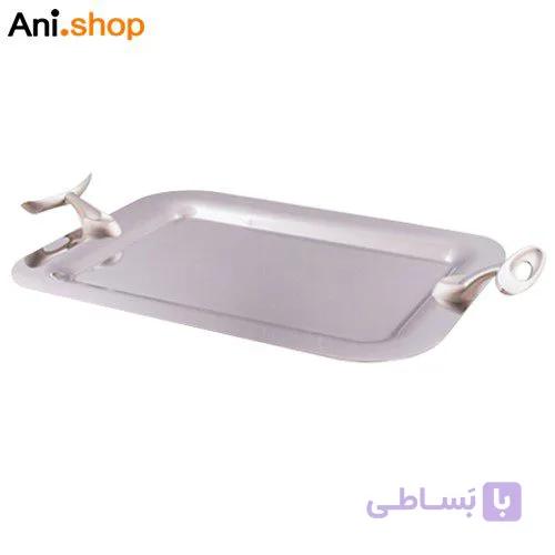 سینی کوچک قایقی نقره ای مدل UN-3860 کد 182