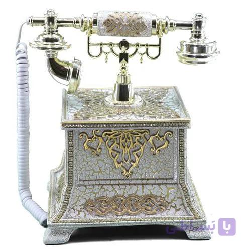 تلفن پلی استر سفید کد AM6 — تصویر 1