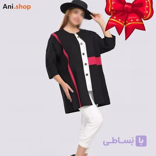مانتو کتی جلو باز کد 14