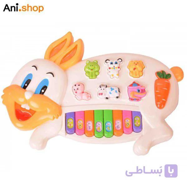 پیانو موزیکال طرح خرگوشی کد 95 — تصویر 1