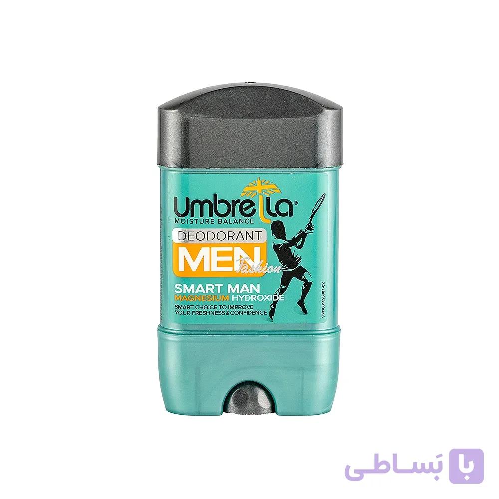 ژل دئودورانت مردانه آمبرلا مدل Smart Man حجم 75 میلی لیتر — تصویر 1