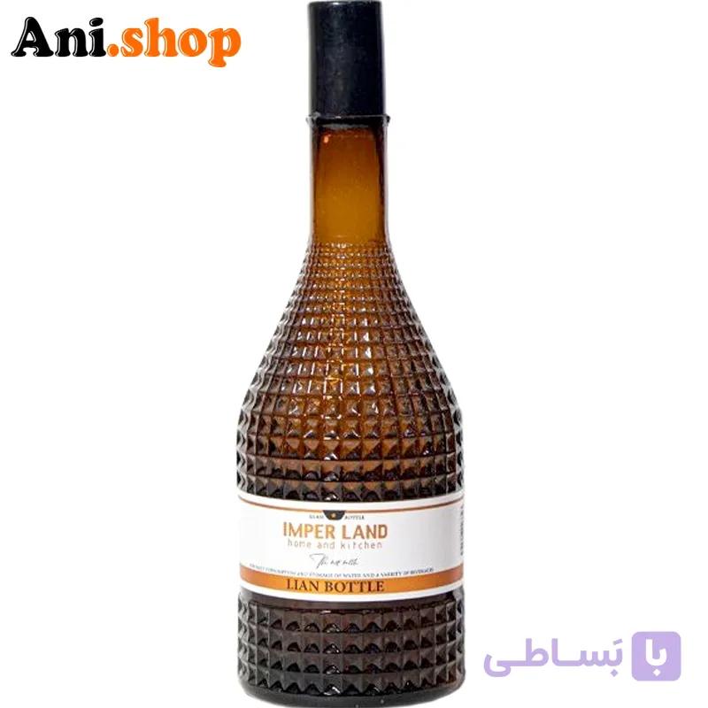 بطری قهوه ای ۱ لیتری مدل لیان — تصویر 1