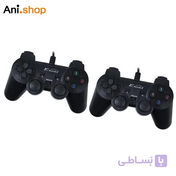 گیم پد دوبل شوکدار اکسل مدل x202 — تصویر 1