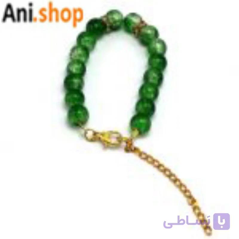 دستبند دخترانه سبز تیره
