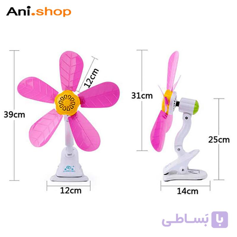 پنکه کلیپسی 5 پره مدل mir-110-5 — تصویر 1