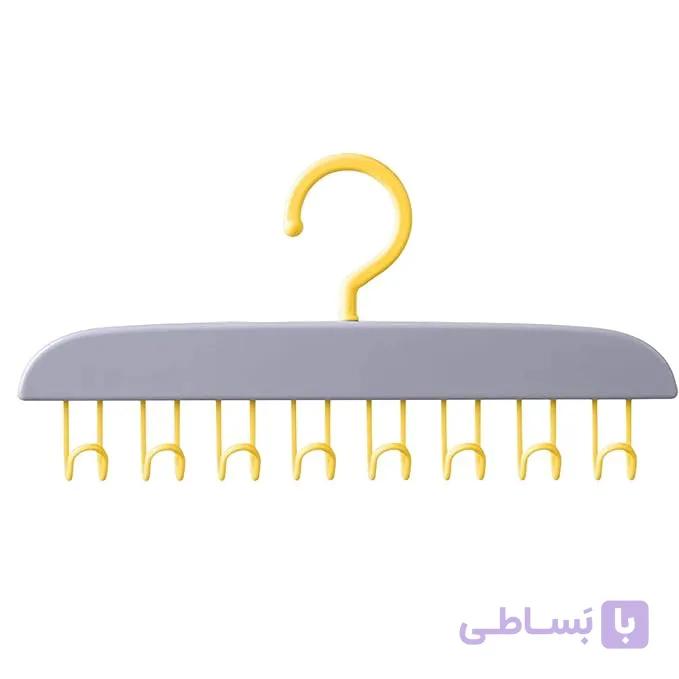 آویز چند کاره چسبی 8 شاخه — تصویر 1