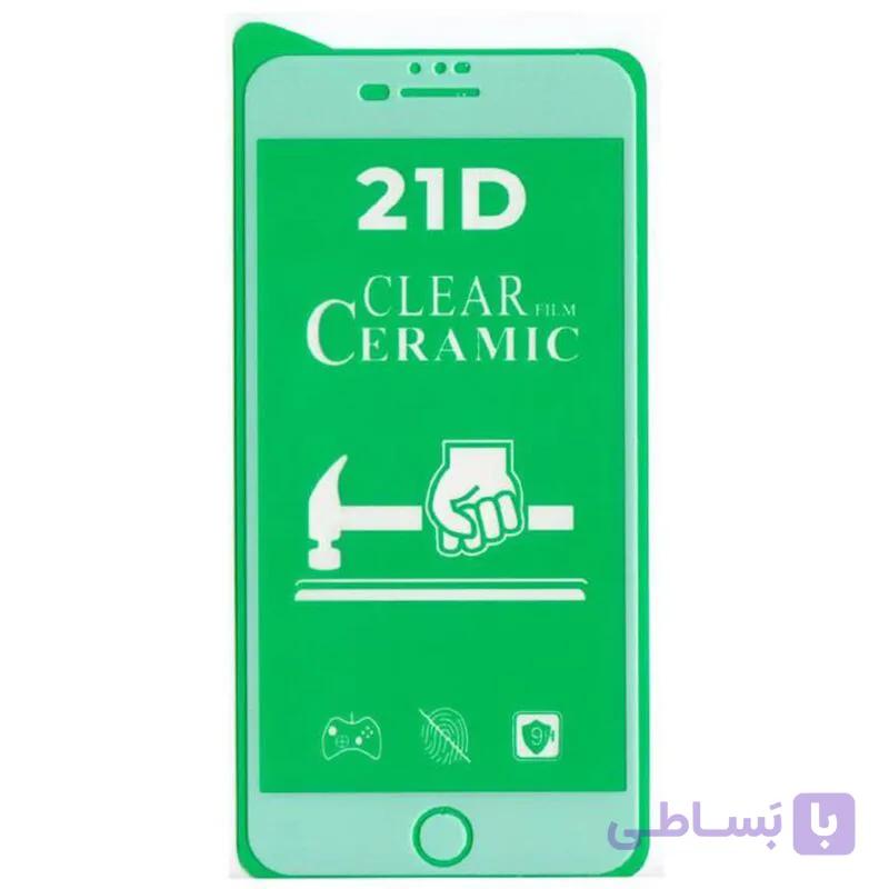 گلس مناسب گوشی آیفون مدل 6PLUS مشکی EZ19