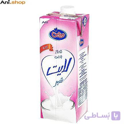 شیر کم چرب میهن حجم 1 لیتر