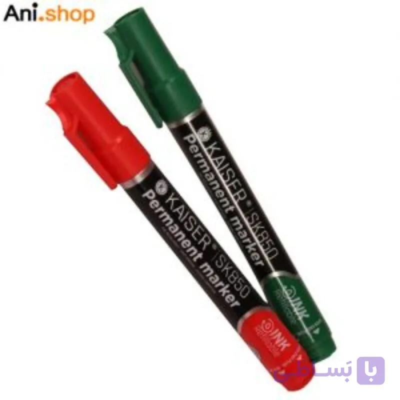 ماژیک غیر وایت برد سر گرد رنگ سبز DZ126