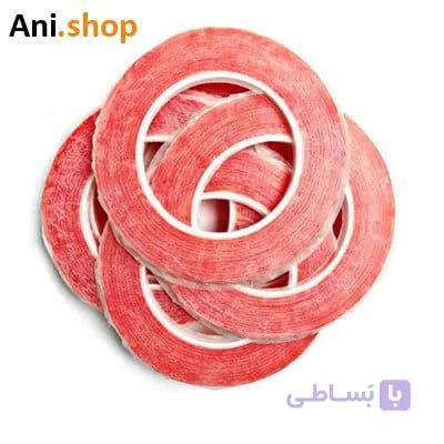 چسب دوطرفه بزرگ و کوچک DOUBLE TAPE 3MM (0.3)&(0.5) RED ORG یک عددی کد MO188 — تصویر 1