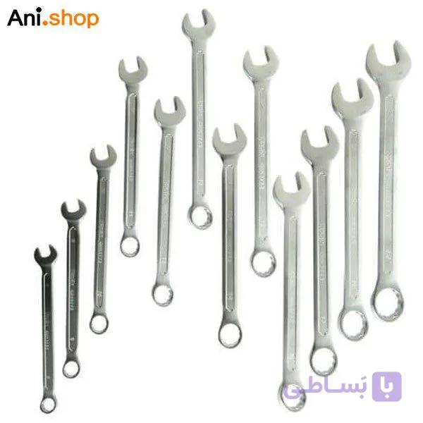 آچار ست 12عددی یکسر تخت کد RH-2102 — تصویر 1