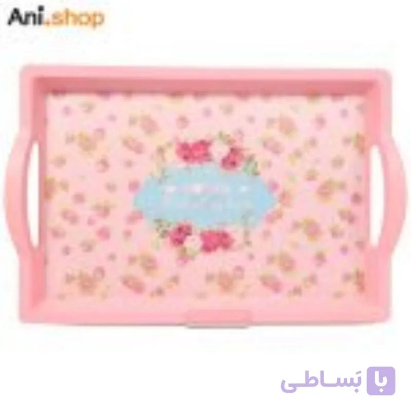 سینی ملامین مستطیل طرح گلDZ117