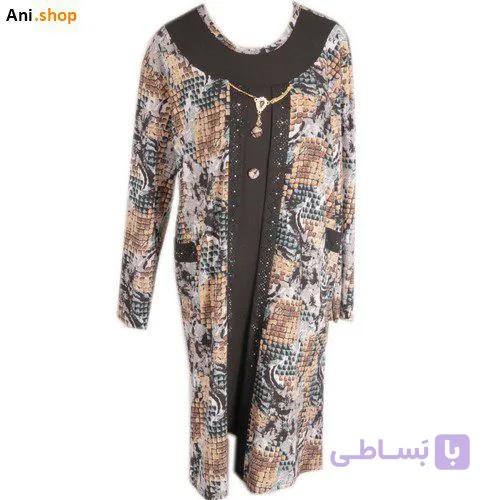 تونیک زنانه نخی بزرگ کد FVA70