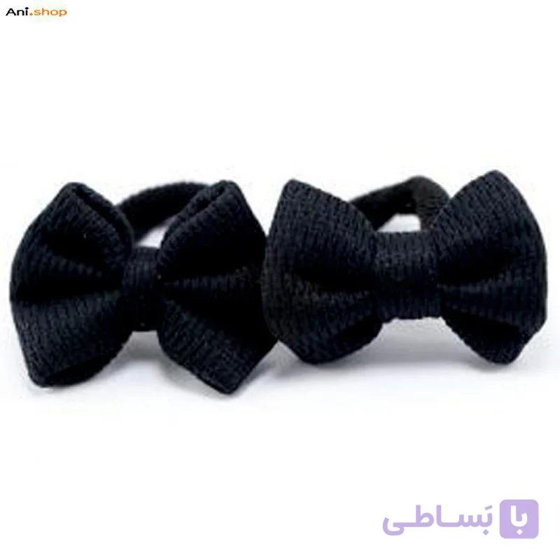 کش پاپیونی2عددی صورتی dz71